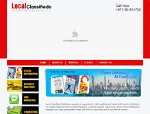 Tablet Screenshot of localclassifiedsdubai.com